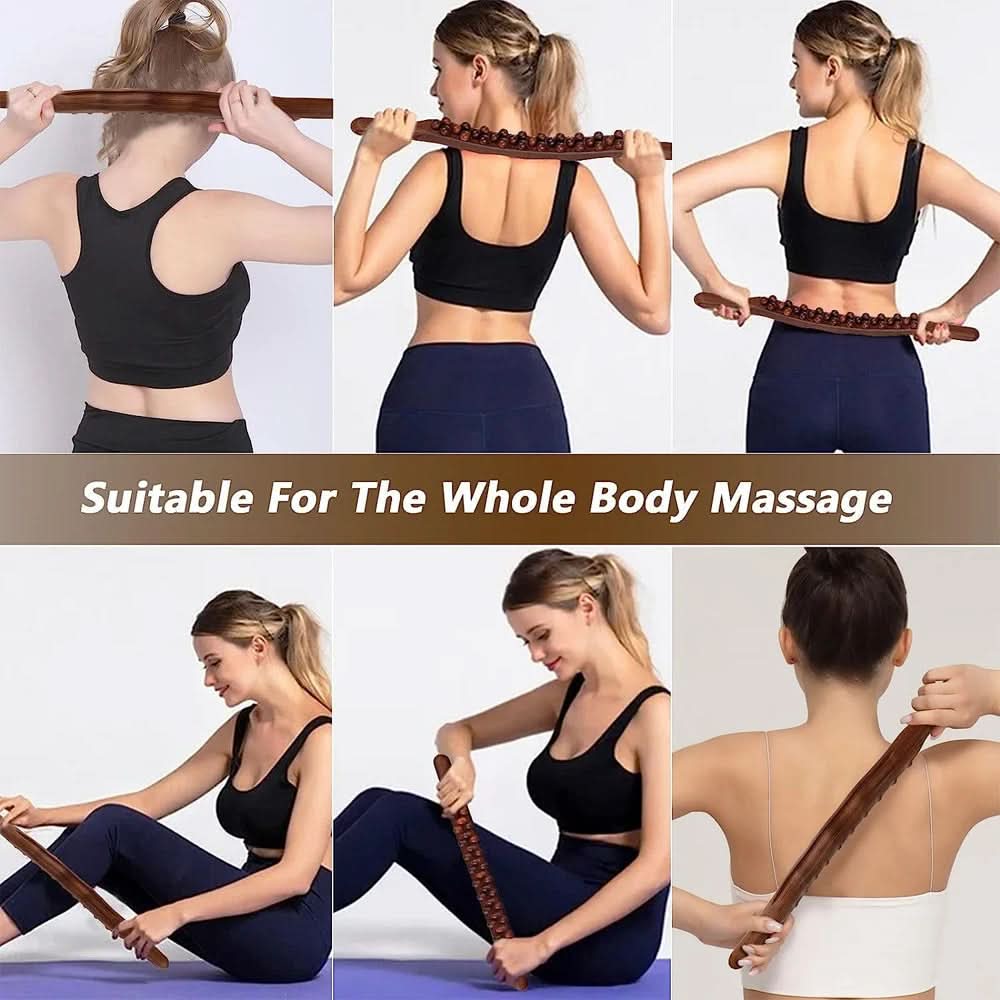 Gua Sha massage stick for targeted muscle relaxation and improved blood circulation - Fioriscas
