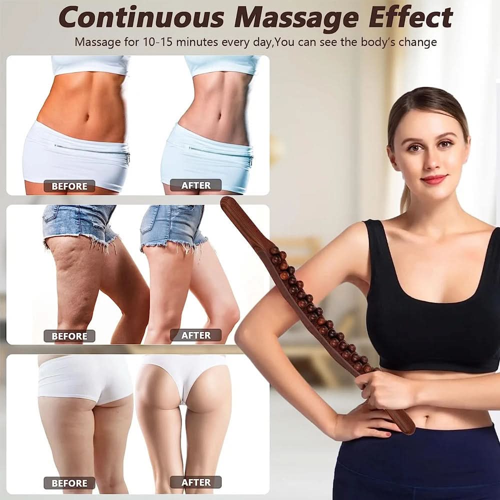 Gua Sha massage stick for targeted muscle relaxation and improved blood circulation - Fioriscas