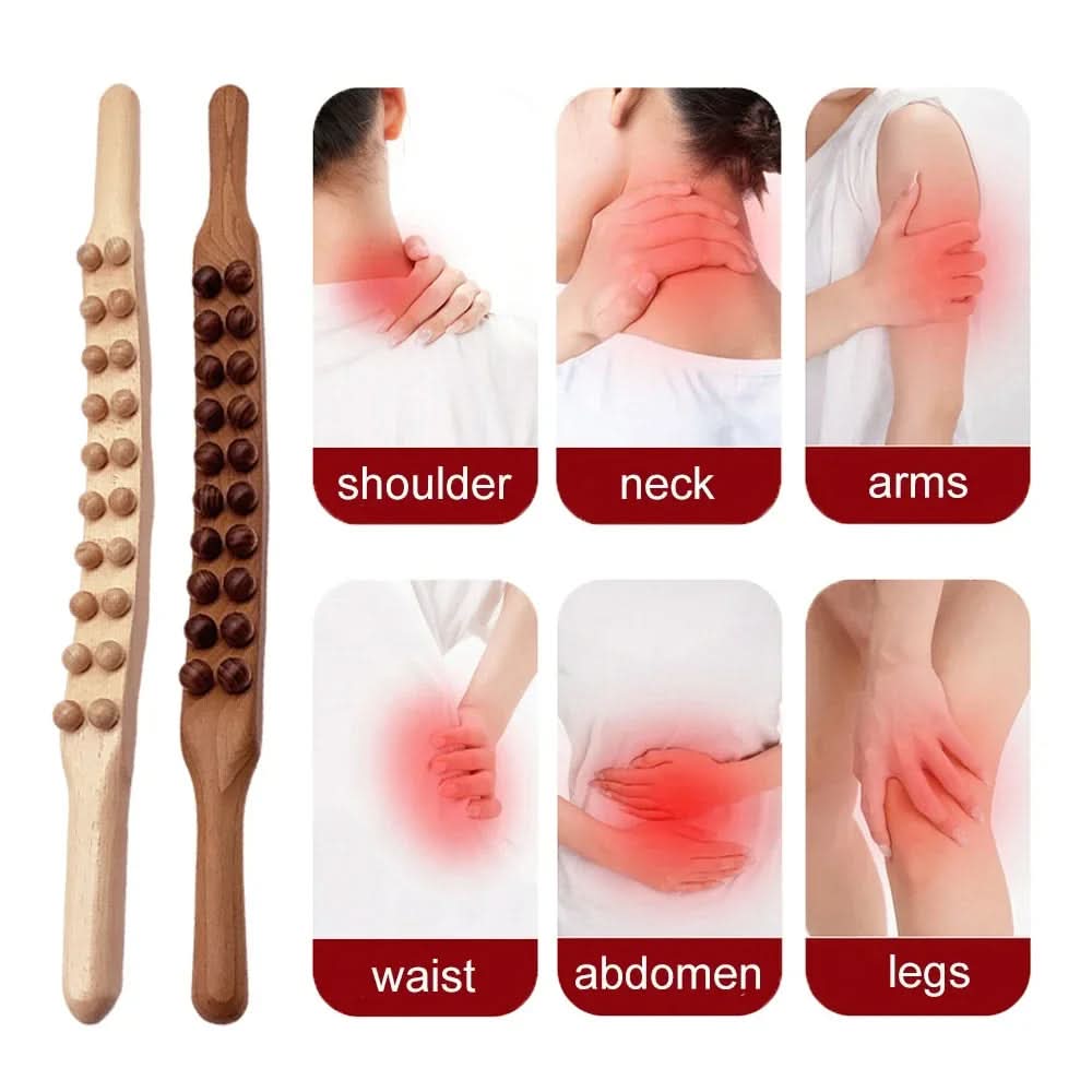 Gua Sha massage stick for targeted muscle relaxation and improved blood circulation - Fioriscas