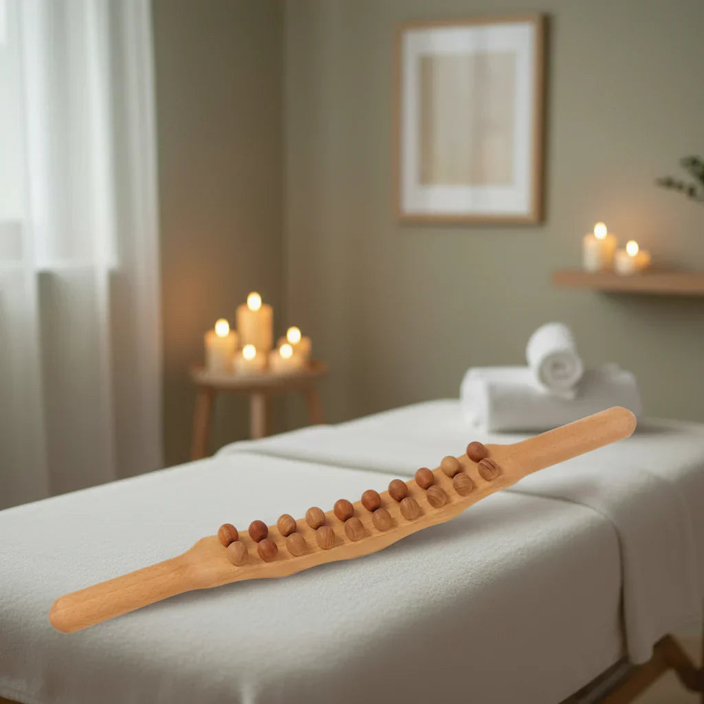 Gua Sha massage stick for targeted muscle relaxation and improved blood circulation - Fioriscas