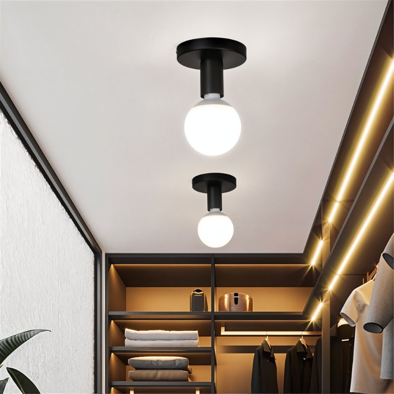 Minimalistické LED stropní svítidlo NovaLattice v černé nebo bílé barvě