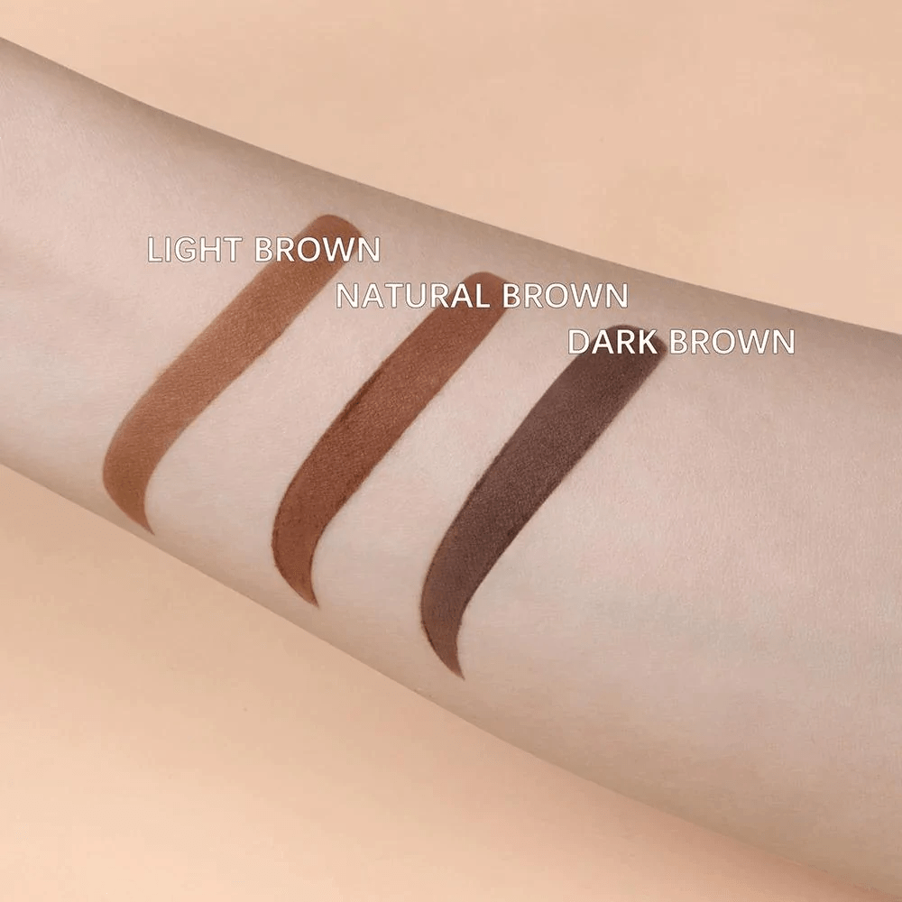 Kit de tampon et pochoir pour sourcils BrowCraft, pommade waterproof, 6 teintes