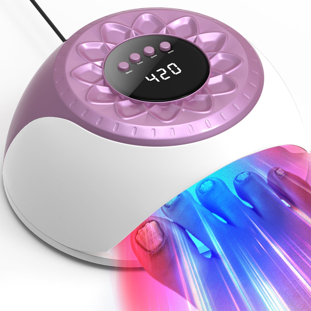 Nail Renewal Light-enhed – Blåt og rødt lys terapi for sundere, klarere negle | Fioriscas