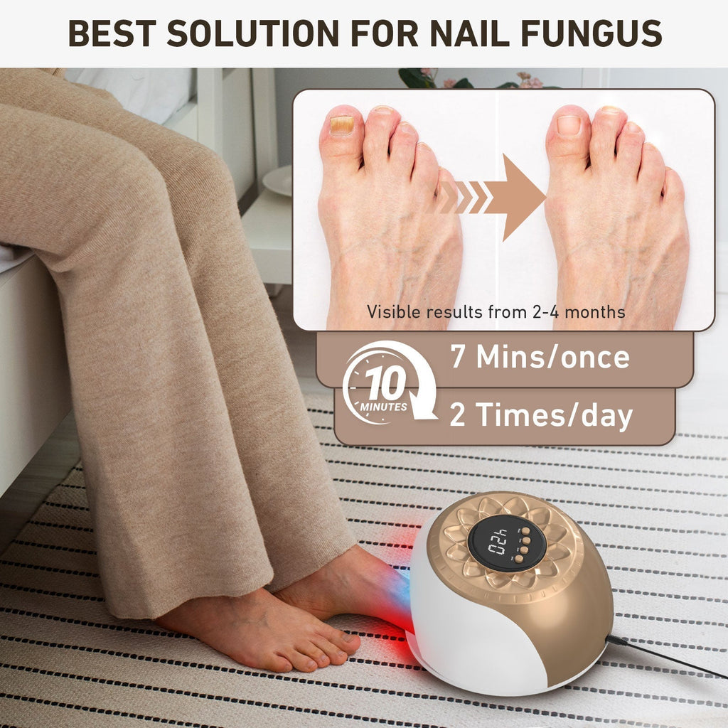 Nail Renewal Light-enhed – Blåt og rødt lys terapi for sundere, klarere negle | Fioriscas