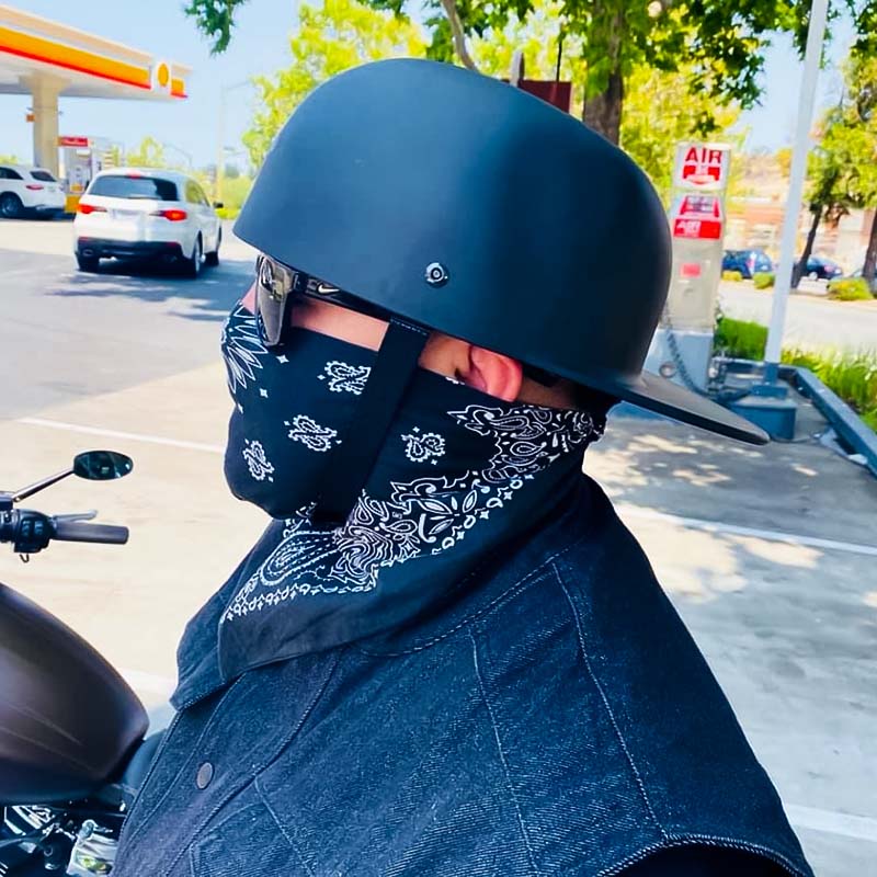 StrataCap motorcykelhjelm i baseballcap-stil, DOT-certificeret til pendling