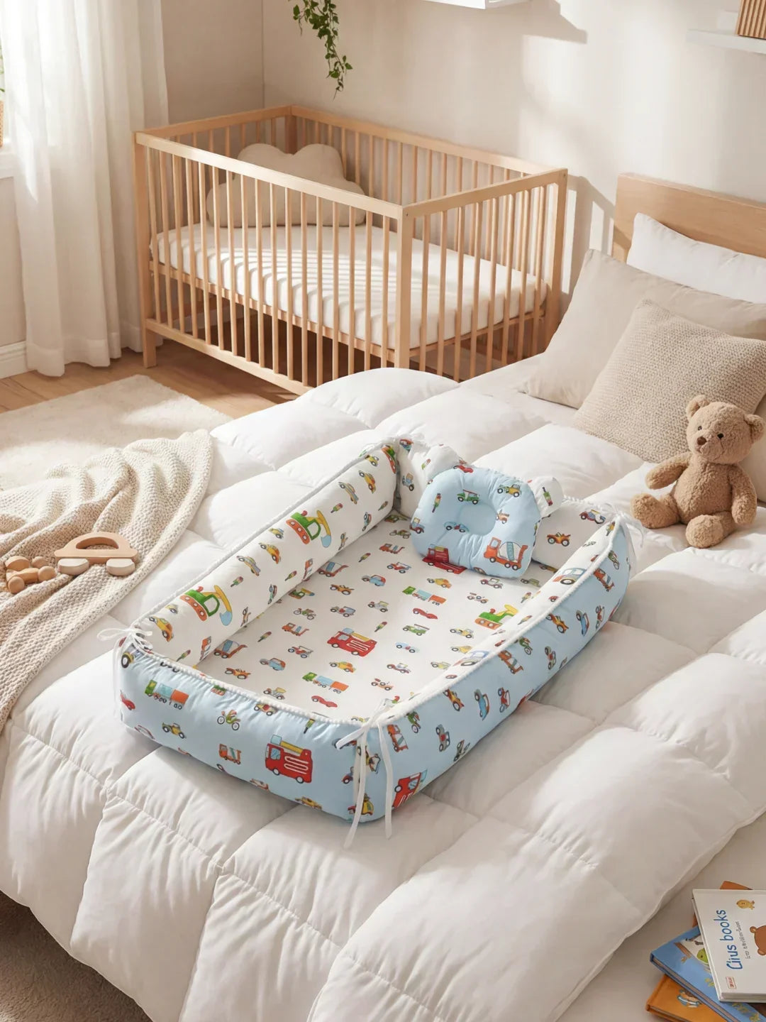 Extra-Long Baby Sleep Pod with Cervical Pillow | Fioriscas