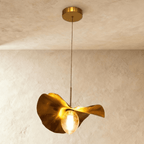 Lampa wisząca Copper Glow z regulowanym kablem do nowoczesnej atmosfery