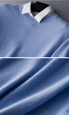 Elarin Men's Cashmere Sweater in Round Neck or V-Neck, 7 Colors