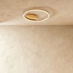 HaloLink Three Ring Ceiling Light Contemporary Iron And Acrylic Fixture