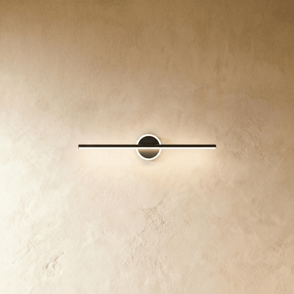 Lampada da parete geometrica ArcLine per bagni moderni