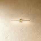 Lampada da parete geometrica ArcLine per bagni moderni
