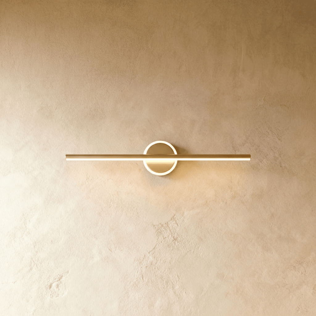 Lampada da parete geometrica ArcLine per bagni moderni