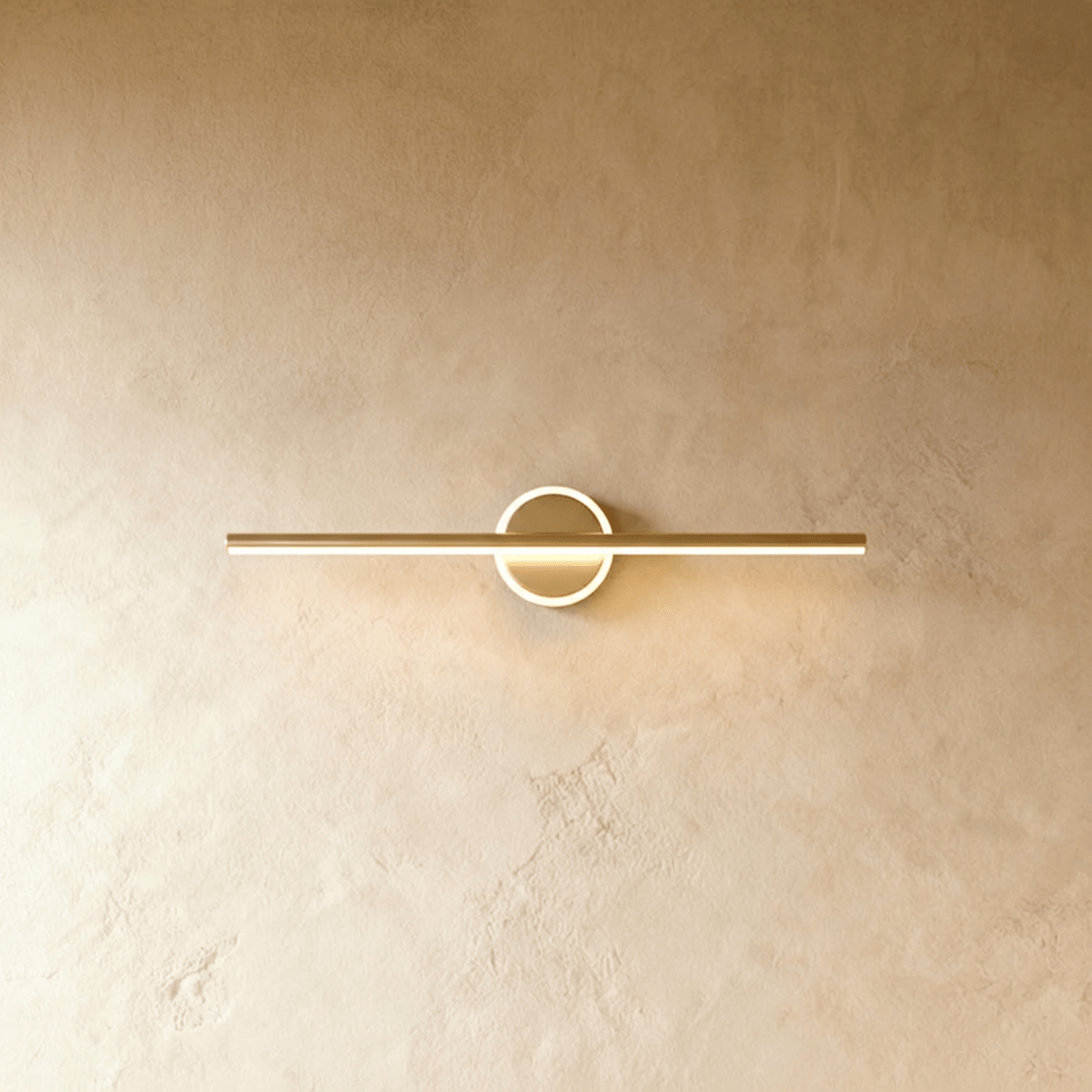 Lampada da parete geometrica ArcLine per bagni moderni