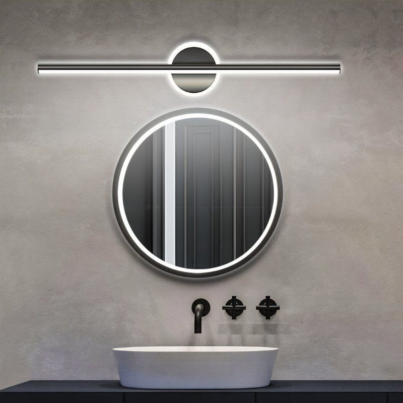 Lampada da parete geometrica ArcLine per bagni moderni