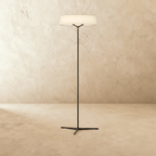 AuroraRing Ambient Floor Lamp With Aluminum Frame And Diffuse Glow