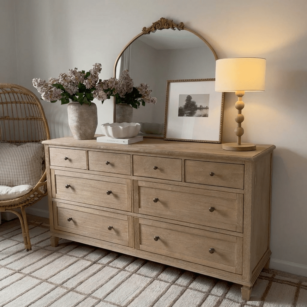 Nordicwood Staplad Sfär Trä Bordslampa Med Varmt Stämningsljus