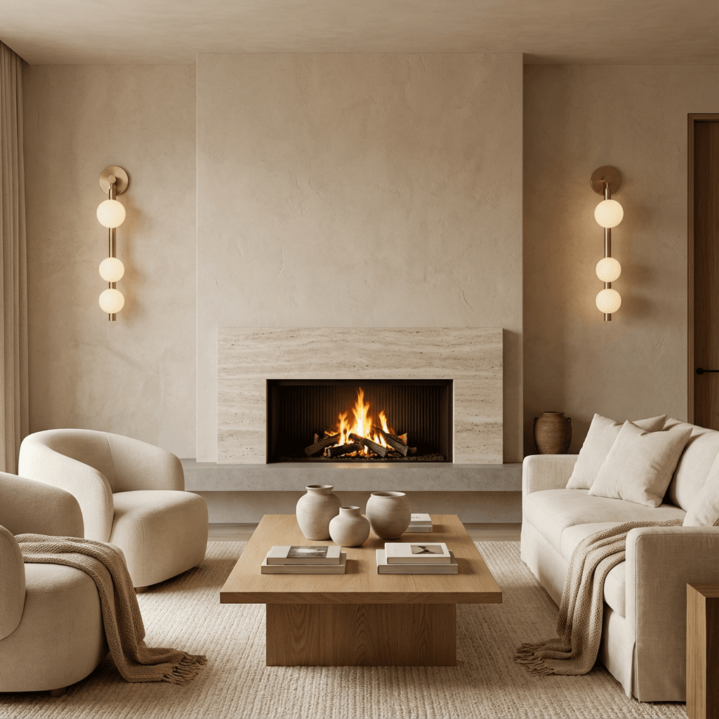 Lampada da parete Aurora Trio con sfere in vetro satinato e cornice dorata