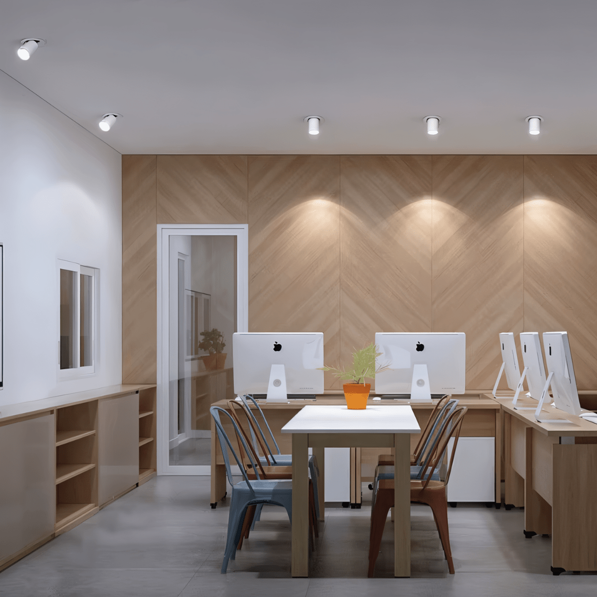 AeroGlow nastavitelný zapuštěný downlight s kulatým rámečkem