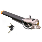Vehicle Steering Wheel Lock, QuellGuard Three-Point Anti-Theft Bar