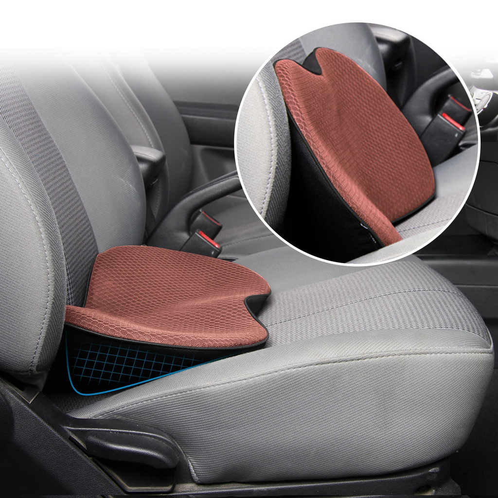 Car Seat Booster Cushion With Memory Foam For Better Visibility