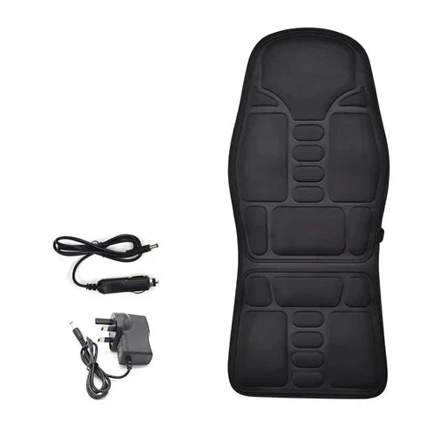 Heated Neck & Back Massage Cushion, AstraRelief Elite, Eight Motors