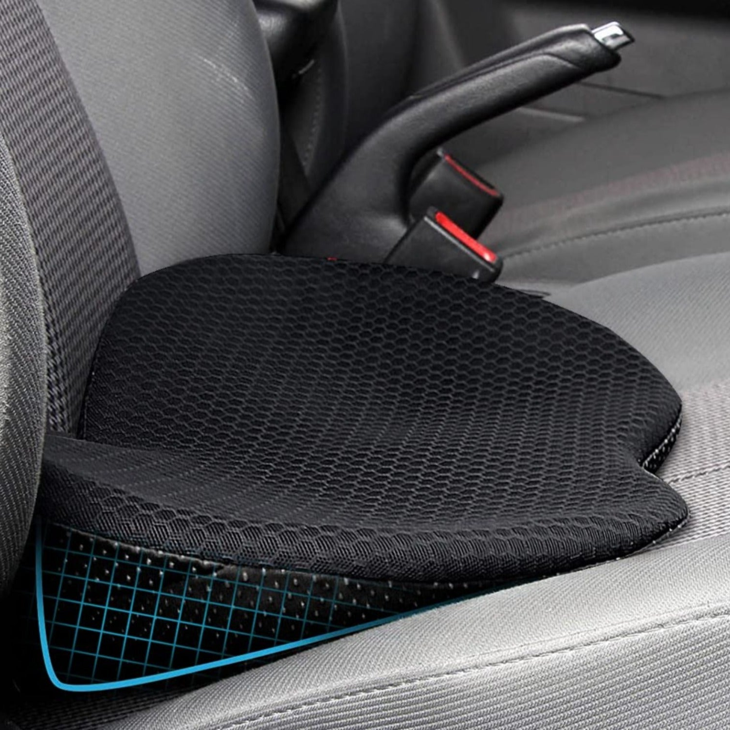 Car Seat Booster Cushion With Memory Foam For Better Visibility