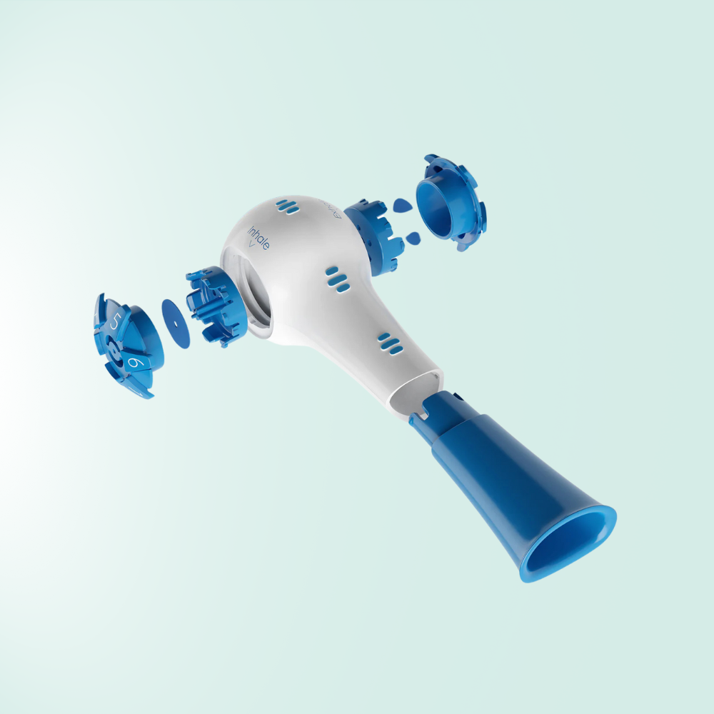 Resistance Breathing Trainer, Adjustable Lung Exercise Device