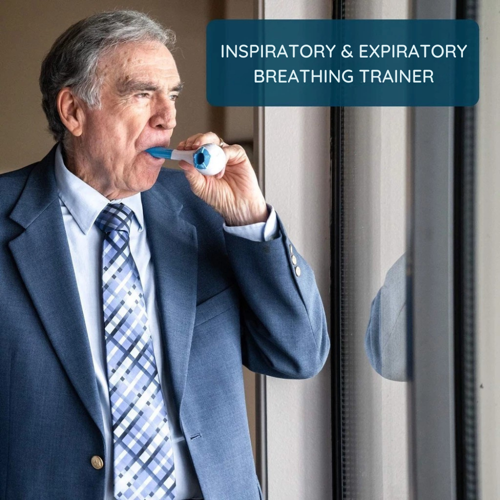 Resistance Breathing Trainer, Adjustable Lung Exercise Device