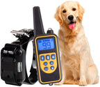 Collier de dressage rechargeable pour chiens, portée de la télécommande de 800 m et conception étanche