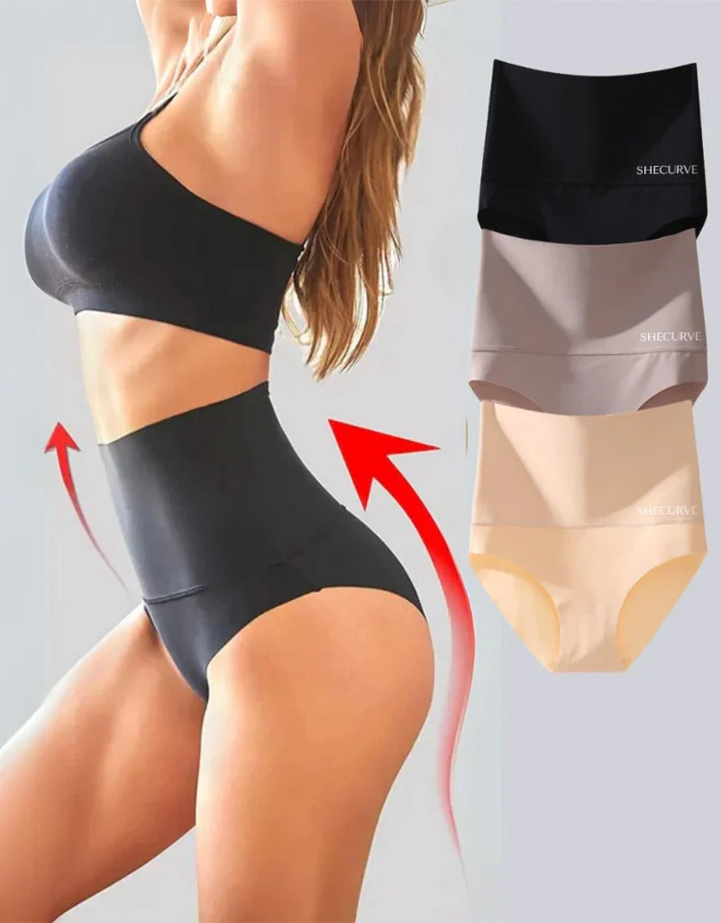 3-Pack High Waisted Tummy Control Briefs | Fioriscas