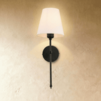 RadiantGold Wireless Wall Lamp With Fabric Shade RGB Lighting