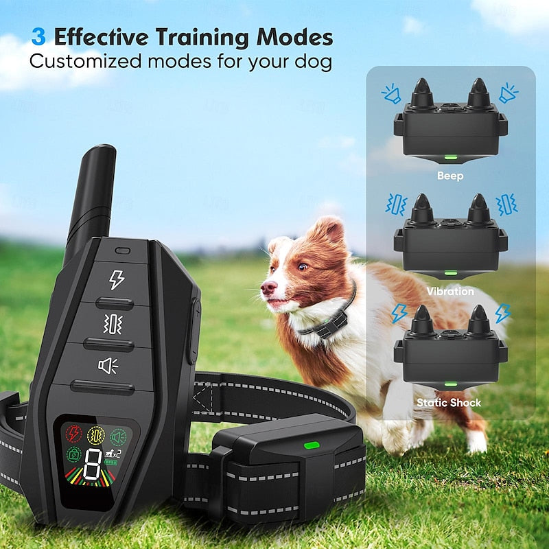 AstraTrail Pro Waterproof Remote Dog Training Collar, IPX7, 1000M Range