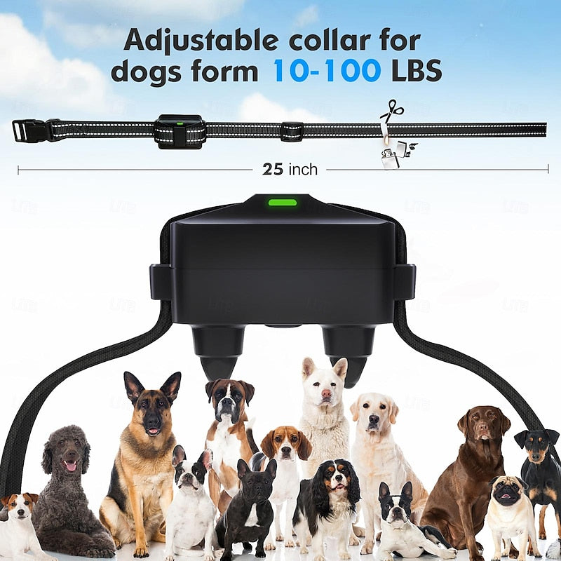 AstraTrail Pro Waterproof Remote Dog Training Collar, IPX7, 1000M Range