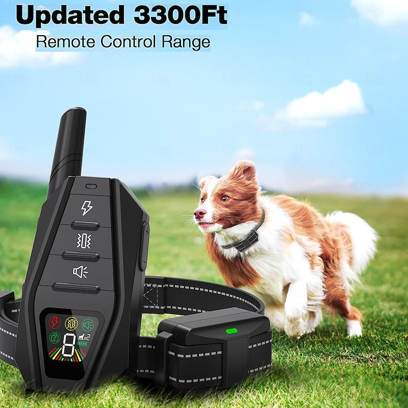 AstraTrail Pro Waterproof Remote Dog Training Collar, IPX7, 1000M Range