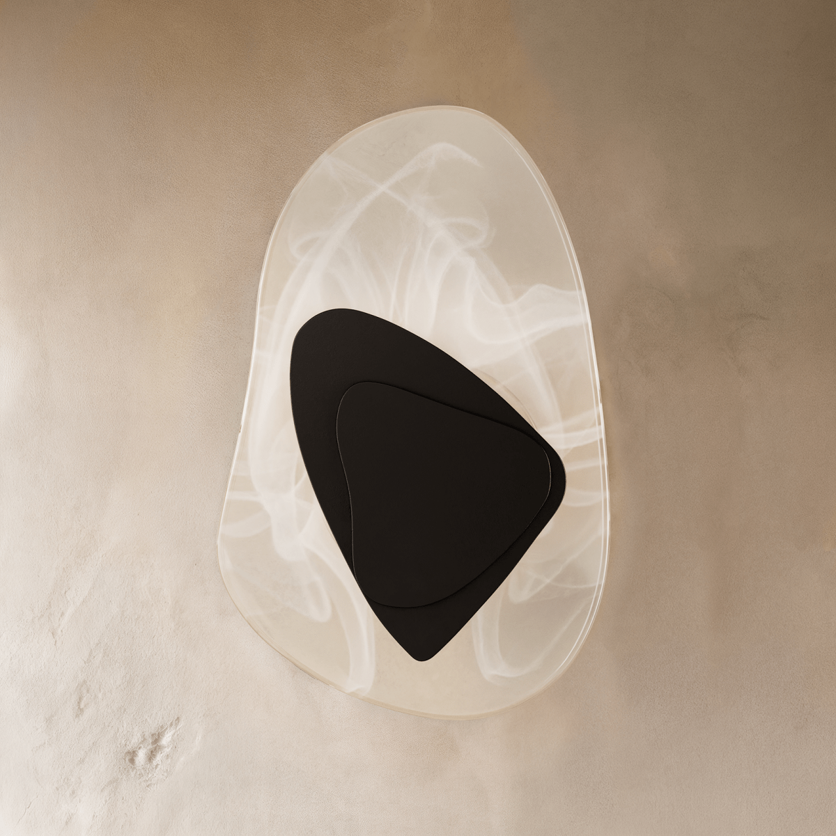 Lampada da parete Aurora Veil per un'atmosfera eterea e arredamento moderno