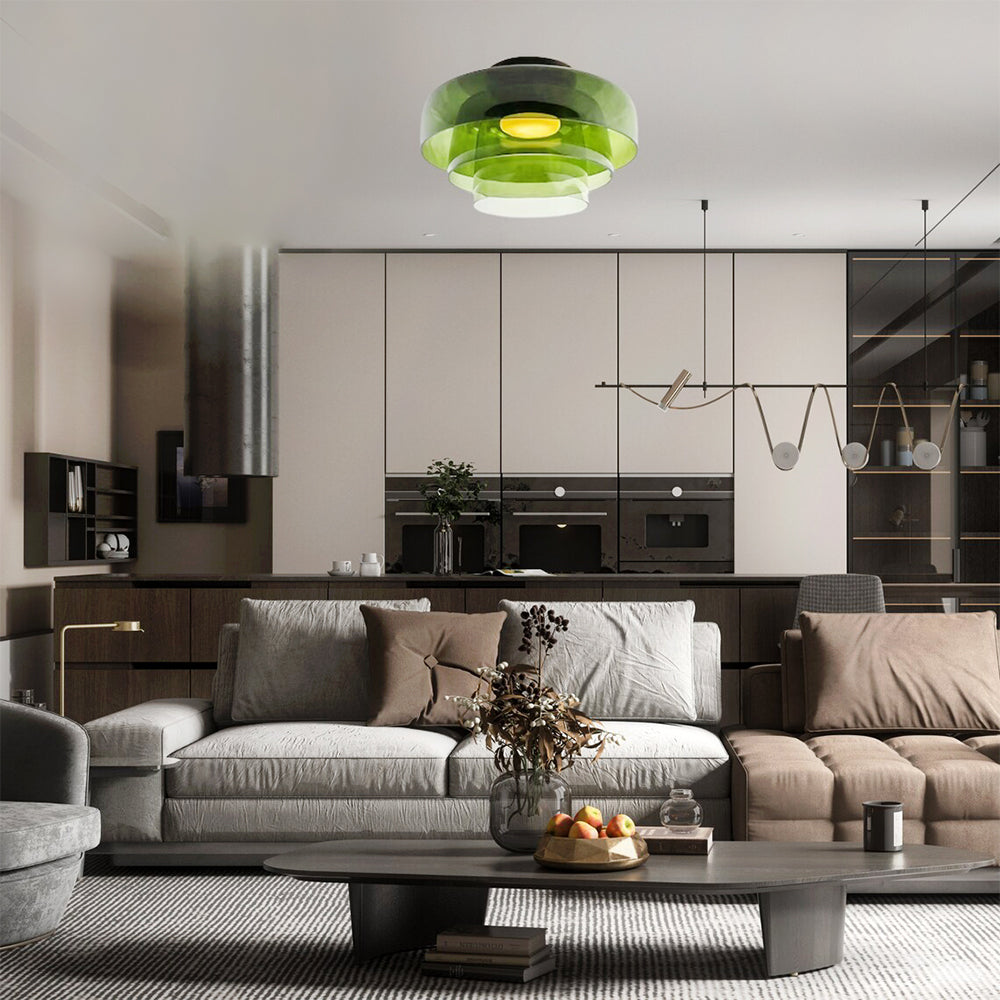 Aria Moderne Enkel Kreativ Glas Indbygningsloftlampe | Fioriscas