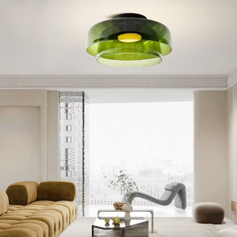 Aria Moderne Enkel Kreativ Glas Indbygningsloftlampe | Fioriscas