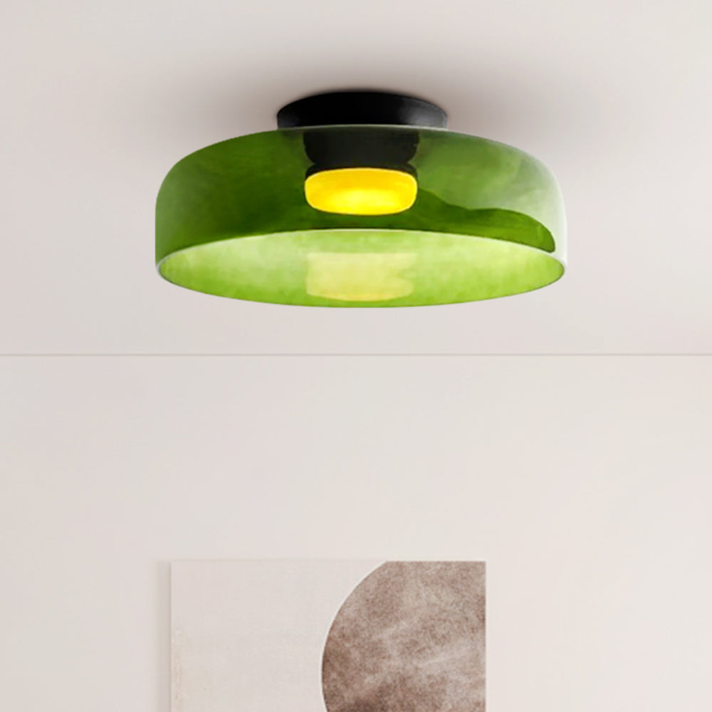 Aria Moderne Enkel Kreativ Glas Indbygningsloftlampe | Fioriscas