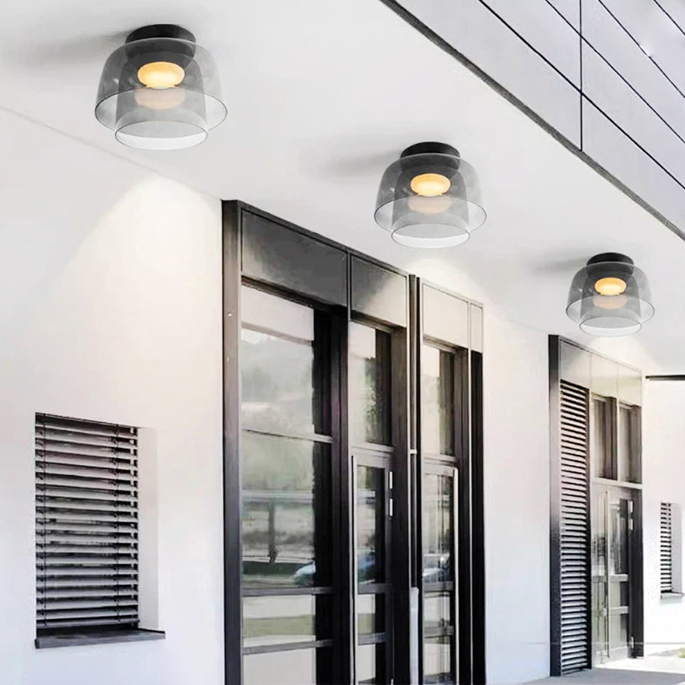 Aria Moderne Enkel Kreativ Glas Indbygningsloftlampe | Fioriscas