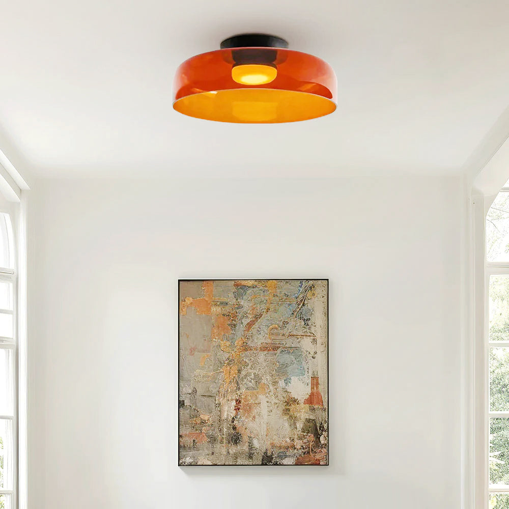 Aria Moderne Enkel Kreativ Glas Indbygningsloftlampe | Fioriscas