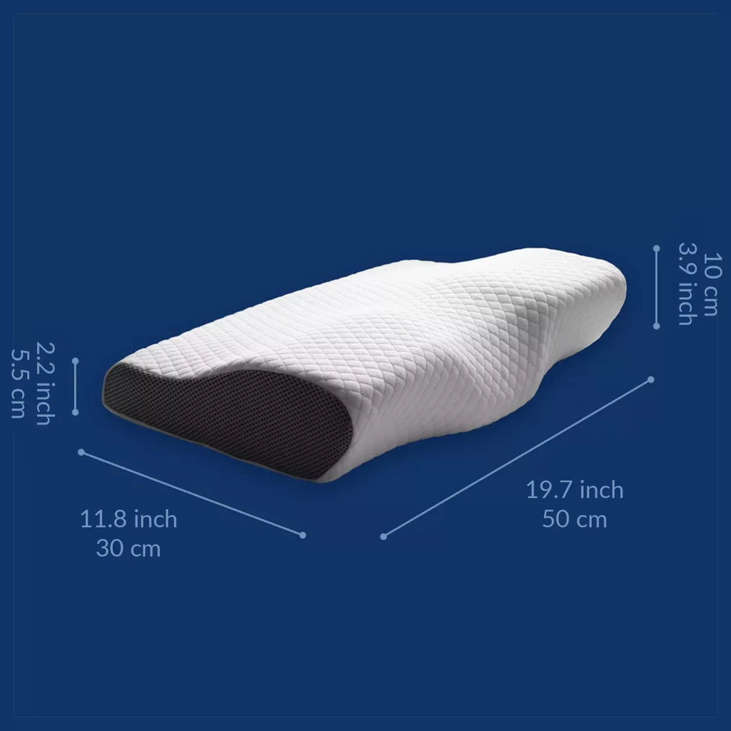 Cuscino cervicale OrthoNest in memory foam per il comfort di spalle e collo