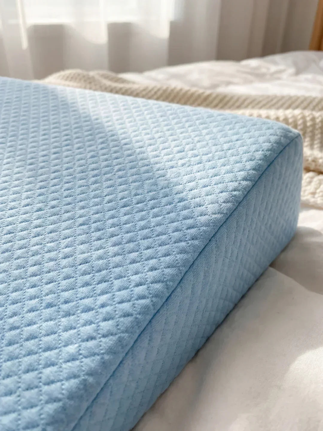Memory Foam Wedge Pillow For Baby With Washable Cover