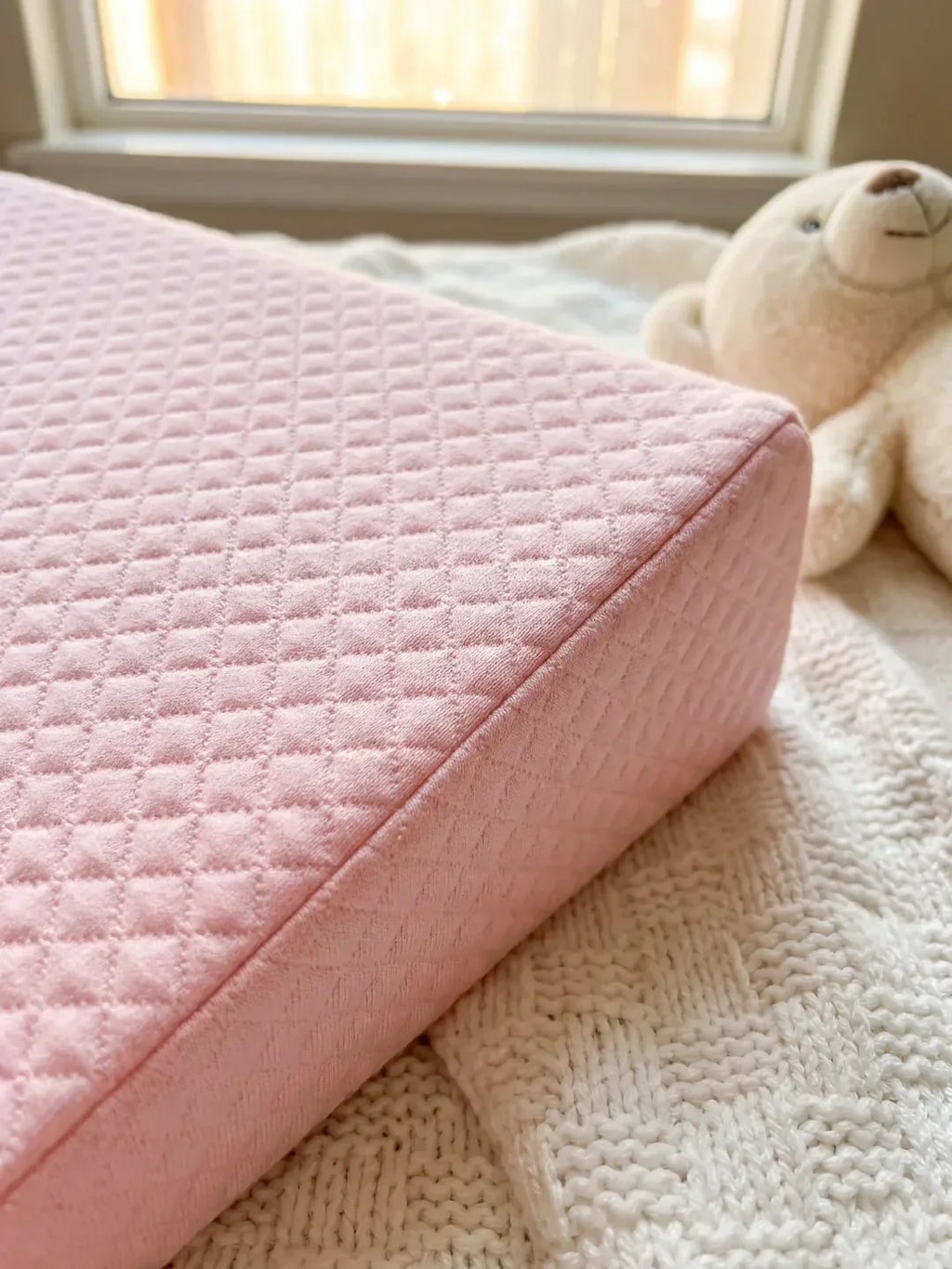 Memory Foam Wedge Pillow For Baby With Washable Cover