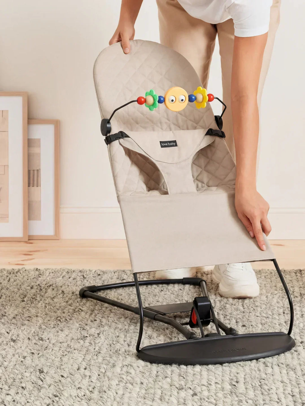 Transat pour bébé pliable avec arche d’activités, de 0 à 2 ans