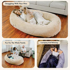 Le lit pour chien humain, une chaise longue confortable pour les humains du monde entier | Fioriscas