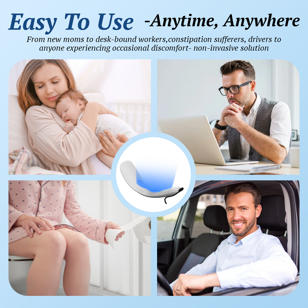 Portable Dual-Color LED Therapy Unit For Sensitive Area Relief Red And Blue