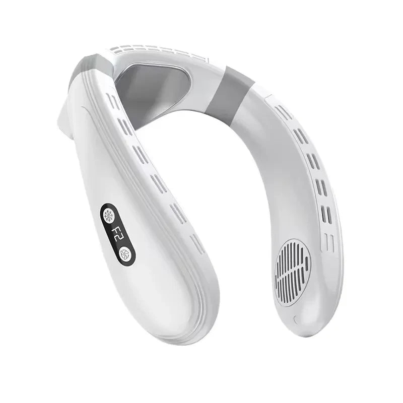 FrostClip 5200 Neck Fan, Rechargeable Clip-On Cooling, 5200mAh Battery