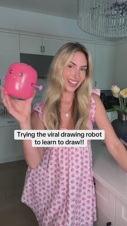 Doodle Bot-tegnerobot til børn, skærmfrit tegnelegetøj med over 100 kort