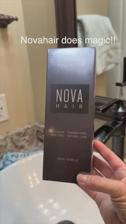 Champô botânico de coloração NovaHair em dez minutos para o cabelo | Fioriscas