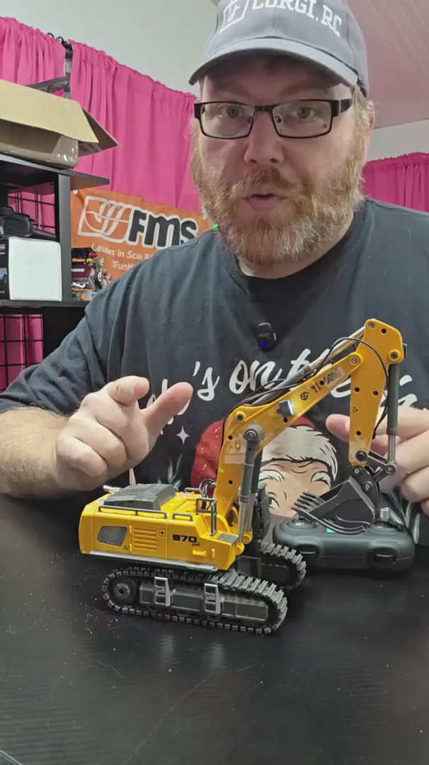 Premium Metal Remote Control Construction Vehicle for Realistic Operation and Precision Play | Fioriscas